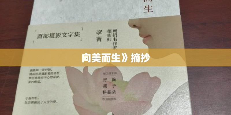 向美而生》摘抄